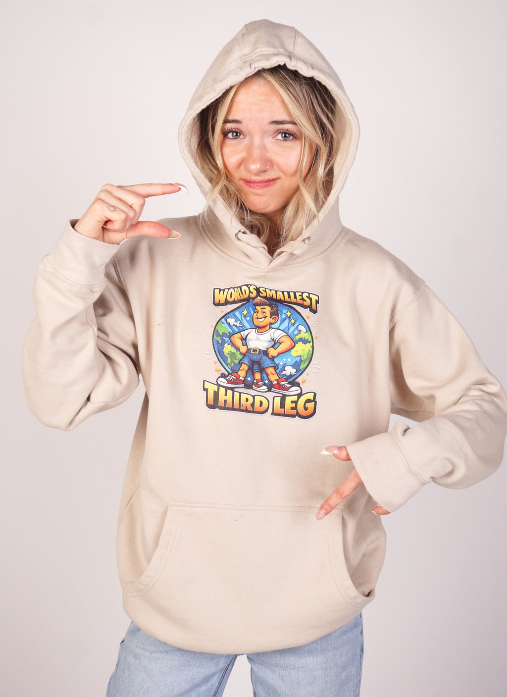 World's smallest third leg Hoodie