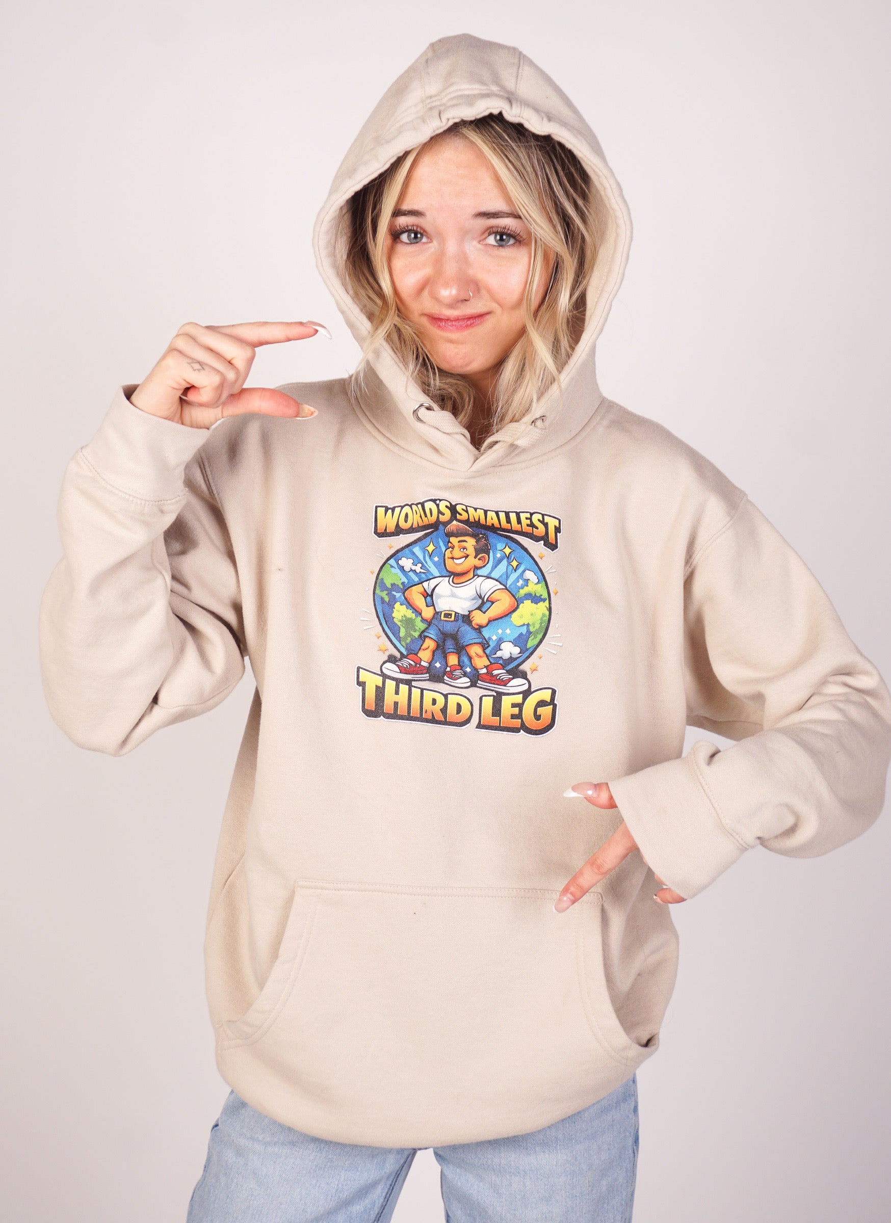 World's smallest third leg Hoodie